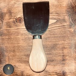 کاردک استیل دسته چوبی بامبو