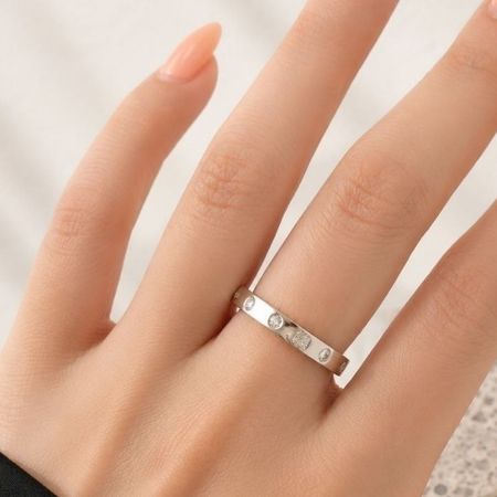 انگشتر مربعی  مارک ژوپینگ / سایز 6 الی 9