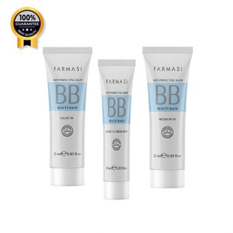 بی بی کرم فارماسی Farmasi Beauty Balm اورجینال در سه شماره رنگ حجم 25 میل