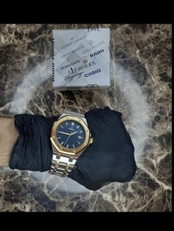 ساعت مچی مردانه فیترون (Fitron) – الهام‌گرفته از طراحی آیکونیک Royal Oak سرمه ای