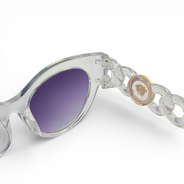 عینک آفتابی زنانه Versace دسته زنجیری 22-306