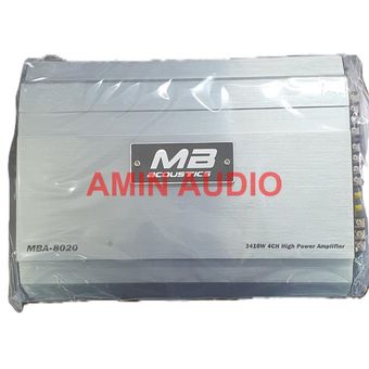 آمپلی فایر خودرو 4 کانال ام بی آکوستیک مدل MBA-8020