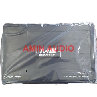 آمپلی فایر 4 کانال ام بی آکوستیک مدل MBA-7080