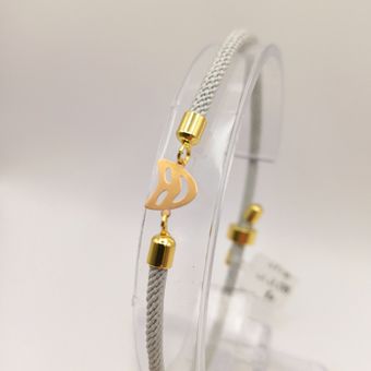 دستبند بندی 18 عیار طرح نقاب میا گالری