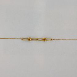 دستبند طلا 18 عیار زنانه گالری طرح تیفانی میا گالری