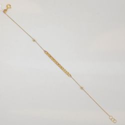 دستبند طلا 18 عیار زنانه گالری طرح کارتیر و البرنادو میا گالری