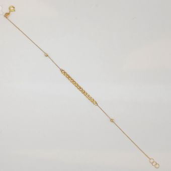 دستبند طلا 18 عیار زنانه گالری طرح کارتیر و البرنادو میا گالری