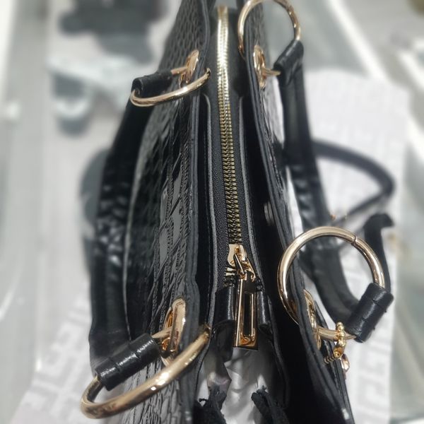 کیف مجلسی ورنی زنانه مدل آویز لوزی