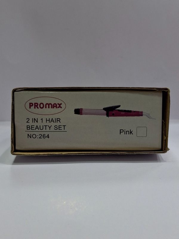 اتو مو 2 کاره پرومکس مدل 264 Promax 2 in 1 Hair Beauty Set – Model 264