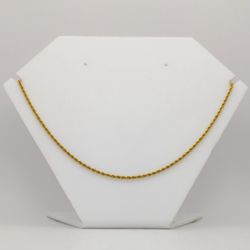 زنجیر طنابی طلا 18 عیار زنانه میا گالری