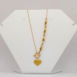 گردنبند طلا 18 عیار زنانه مدل تیفانی میا گالری