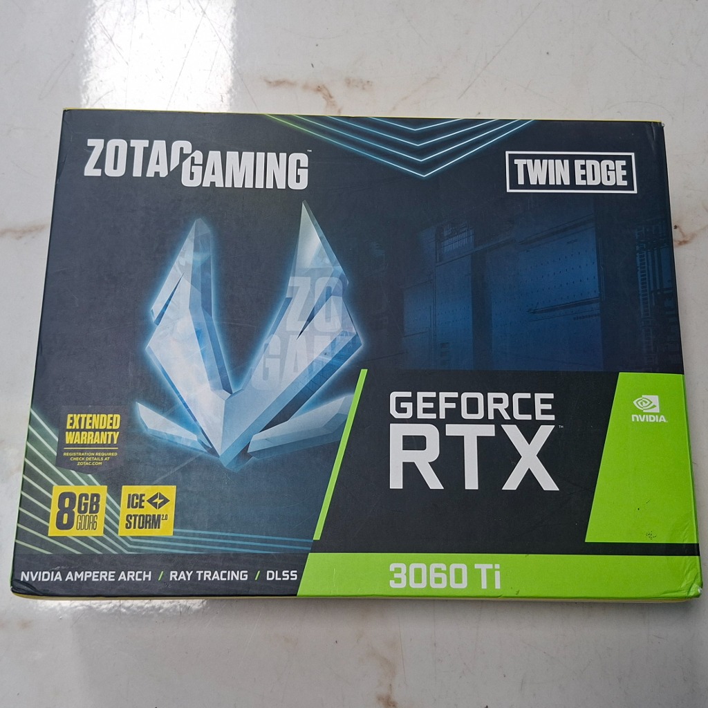کارت گرافیک RTX 3060 TI ZOTACاپن باکس
