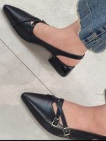 کفش مجلسی پشت باز پاشنه 3 کد 825