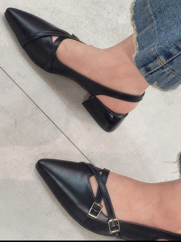 کفش مجلسی پشت باز پاشنه 3 کد 825