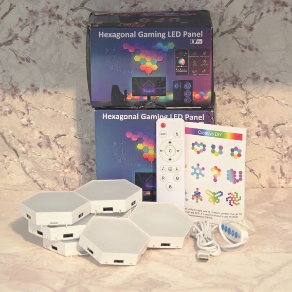 ال ای دی پنل گیمینگ شش ضلعی RGB