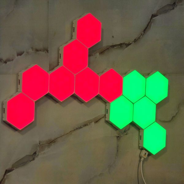 ال ای دی پنل گیمینگ شش ضلعی RGB