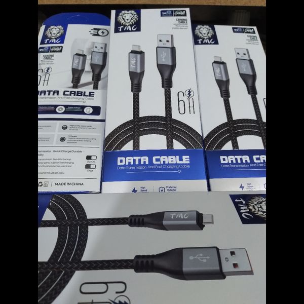 کابل شارژ کنفی ضخیم TMC دو سر تایپ C