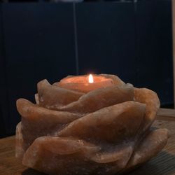 جاشمعی گل رز سنگ نمک هیمالیا