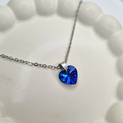 گردنبند قلب طرح سوارسکی