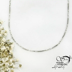 زنجیر (گردنبند) 925عیار ظریف زنانه کد 20288