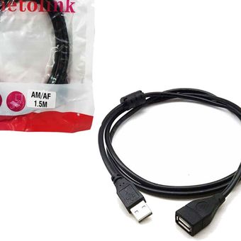 کابل افزایش طول USB 1.5 متری نویزگیر دار Ventolink