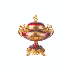 شکلات خوری درب دار RED&GOLD کد GK2041 مدل 57-144