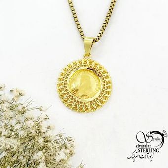 گردنبند مجلسی طرح طلا کد 20517