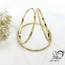 النگو نقطه ایی مشابه طلا 3میل برند طلاروس کد 20553