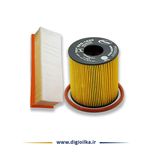 پکیج سرویس پژو 206 ویژه روغن موتور بهران پیشتاز + فیلتر روغن (کوتاه) و فیلتر هوا (بلند) پژو 206 و 206 SD