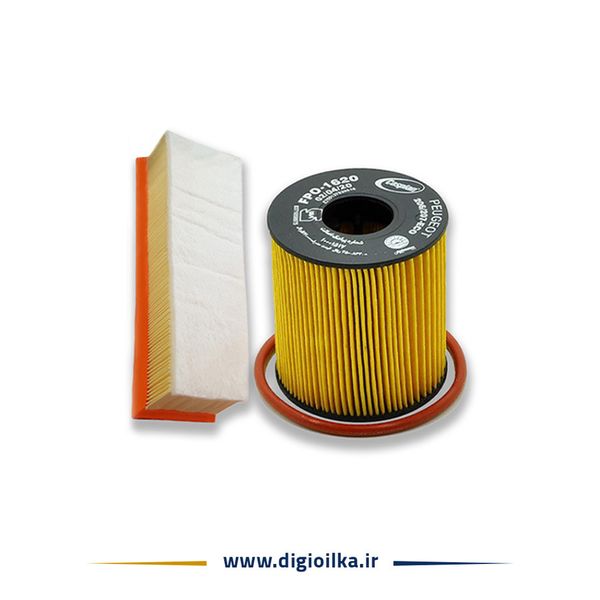 پکیج کامل سرویس پژو 206 – روغن موتور بهران رانا + فیلتر روغن کوتاه و فیلتر هوای SD بلند