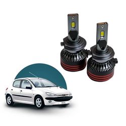هدلایت نور پایین پژو 206 مدل M8 Pro کانپکس  اورجینال | گارانتی (2عددی) 1121