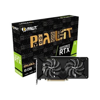 کارت گرافیک پالیت مدل GeForce RTX 2060 SUPER DUAL استوک با کارتن