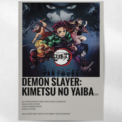 پوستر Demon slayer 1