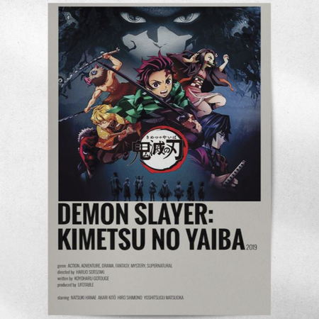 پوستر Demon slayer 1
