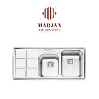 سینک ایلیا استیل فانتزی مدل 2065 توکار