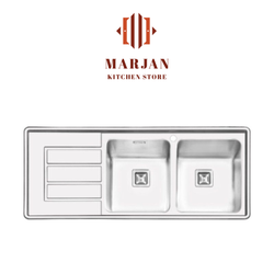 سینک ایلیا استیل فانتزی مدل 2083 توکار