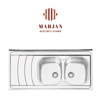 سینک ایلیا استیل فانتزی مدل 1044 روکار