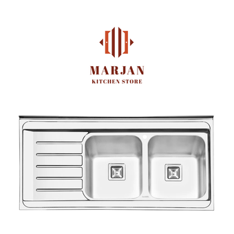 سینک ایلیا استیل فانتزی مدل 1060 روکار