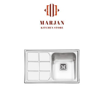 سینک ایلیا استیل فانتزی مدل 2066 توکار