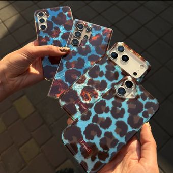 قاب سامسونگ leopard blue اندروید
