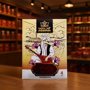 زعفران سرگل درجه یک  4 گرمی