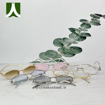 عینک جنتل مانستر فلزی نگین دار کد 202
