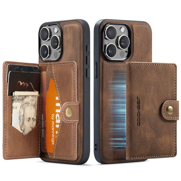 کاور جیهود مدل Leather Wallet مناسب برای گوشی موبایل اپل iPhone 14 Pro