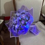 دسته گل ال ای دی دار بوکت پروانه