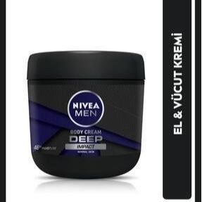 کرم مرطوب کننده دست و بدن نیوا NIVEA مردانه مدل DEEP حجم 400 میل