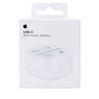 شارژر فست 20 وات اپل دارای خروجی USB Type-C، امکان شارژ سریع موبایل و تبلت با شدت جریان 2.0