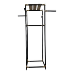 رگال لباس و آویز فلز و چوب مدل سازه