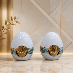 جفت نمکدان  چینی رزنتال فیروزه ای