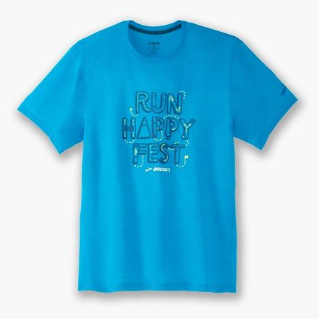 تیشرت آبی بروکس