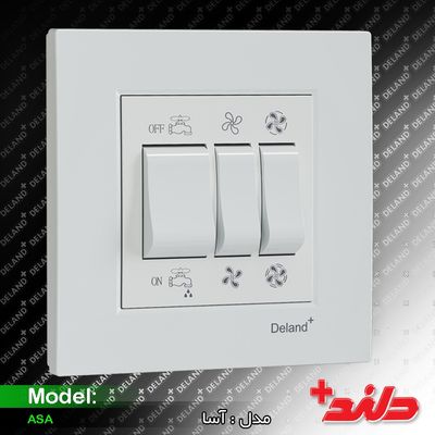 کلید کولر آسا سفید دلند